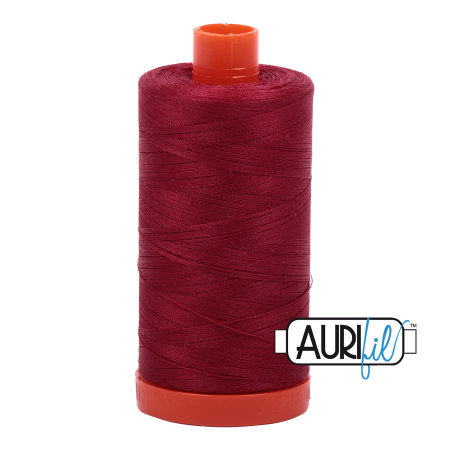 1103 Burgundy  - Aurifil 50wt Thread 1422yd