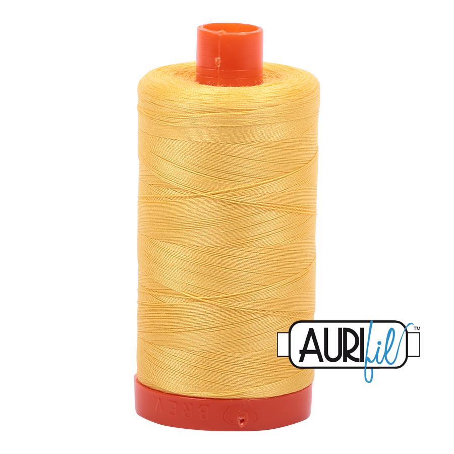 1135 Pale Yellow  - Aurifil 50wt Thread 1422yd