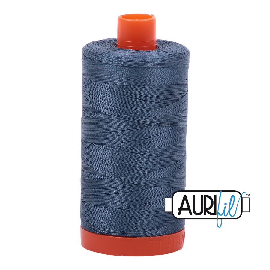 1310 Medium Blue Grey  - Aurifil 50wt Thread 1422yd