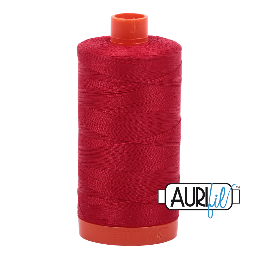 2250 Red  - Aurifil 50wt Thread 1422yd