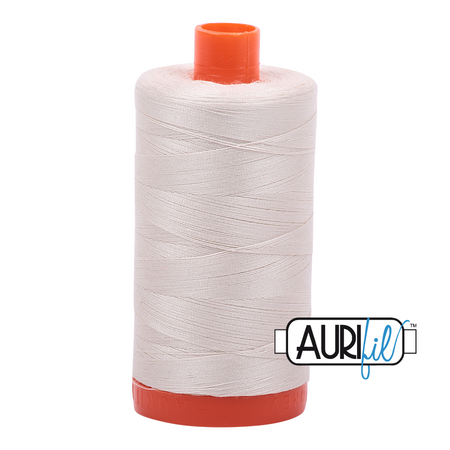 2309 Silver White  - Aurifil 50wt Thread 1422yd