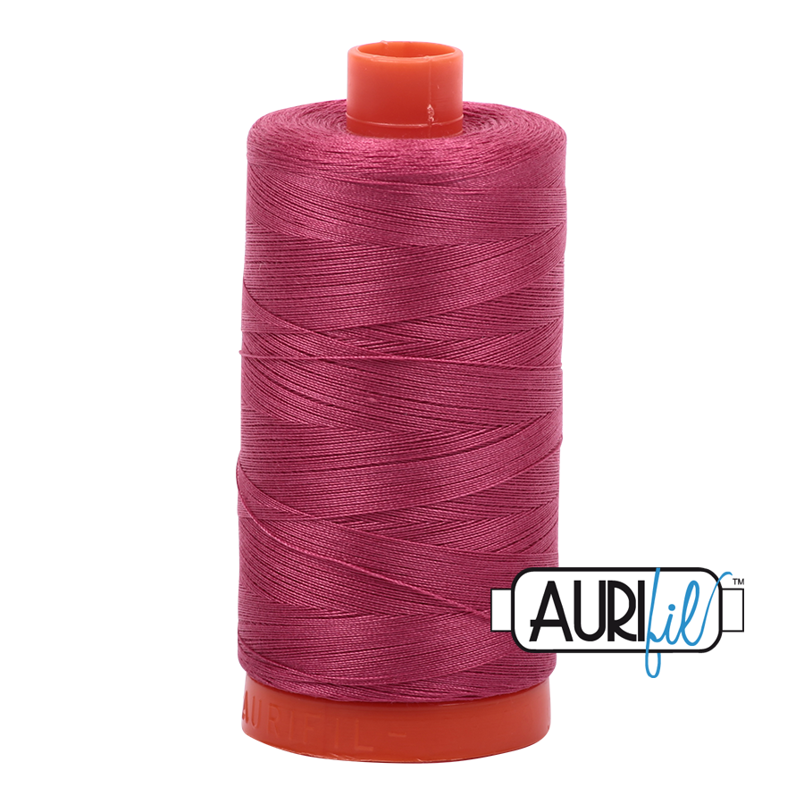 2455 Medium Carmine Red  - Aurifil 50wt Thread 1422yd