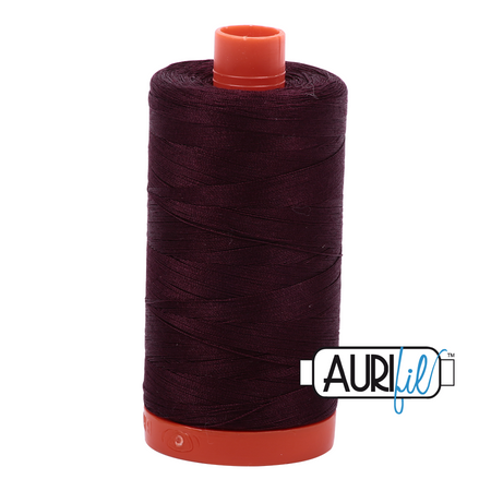 2465 Dark Burgundy  - Aurifil 50wt Thread 1422yd