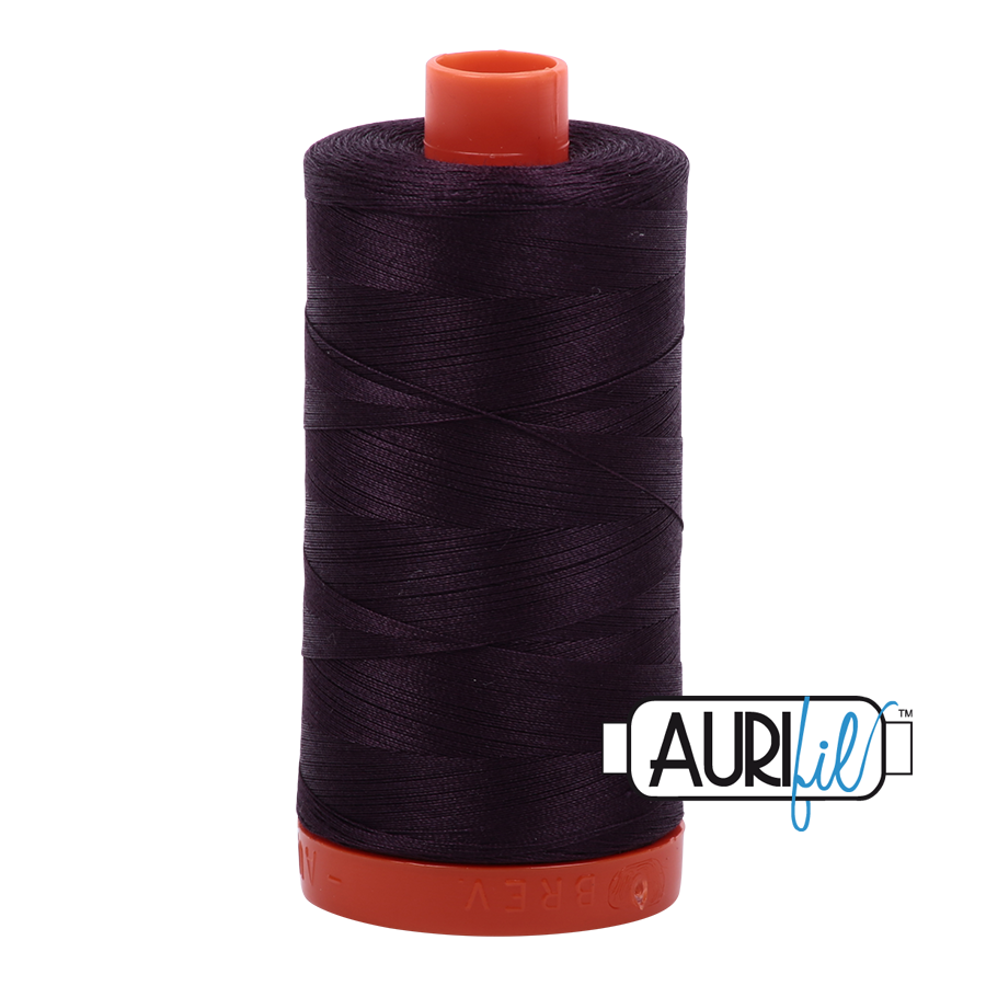 2570 Aubergine  - Aurifil 50wt Thread 1422yd