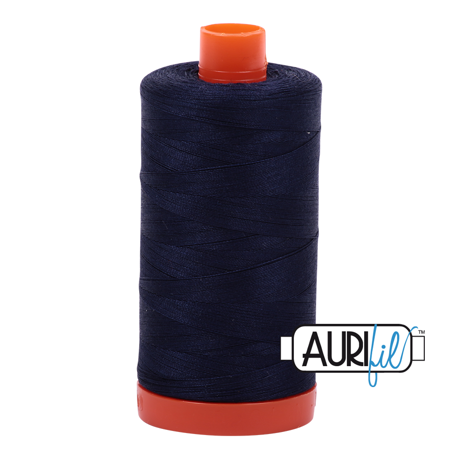 2785 Very Dark Navy  - Aurifil 50wt Thread 1422yd