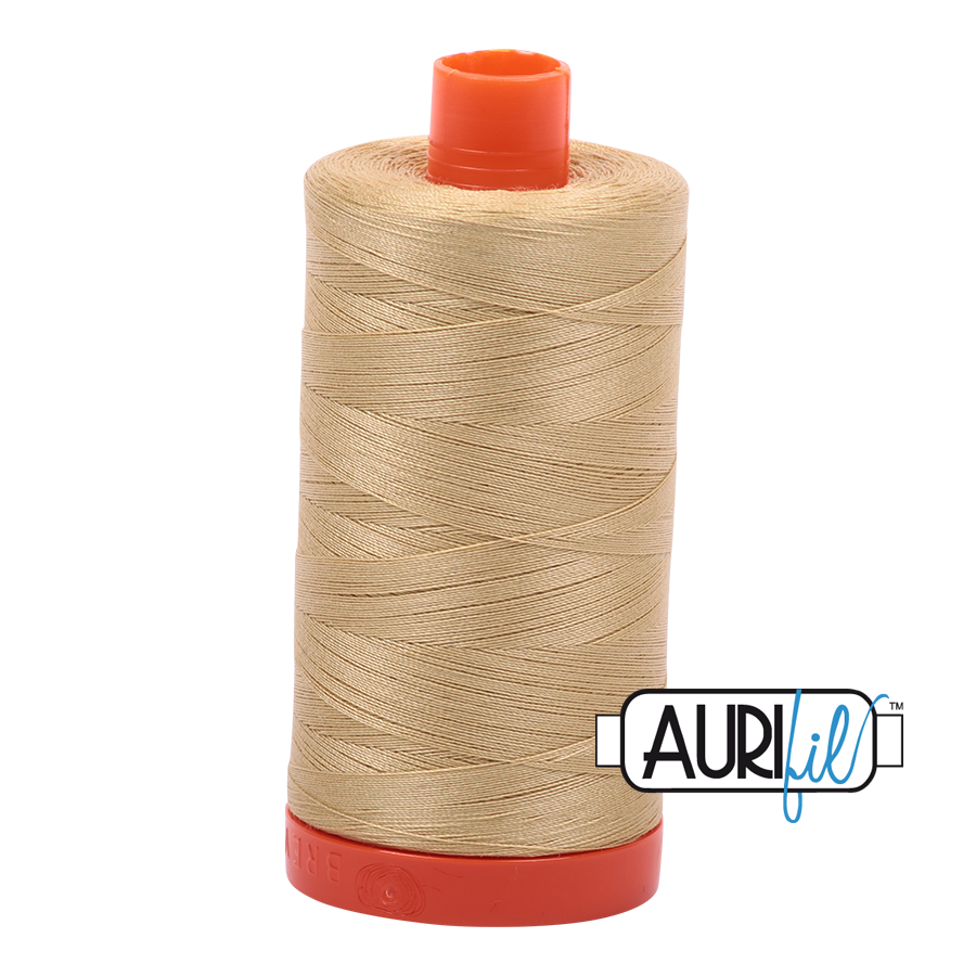 2915 Very Light Brass  - Aurifil 50wt Thread 1422yd