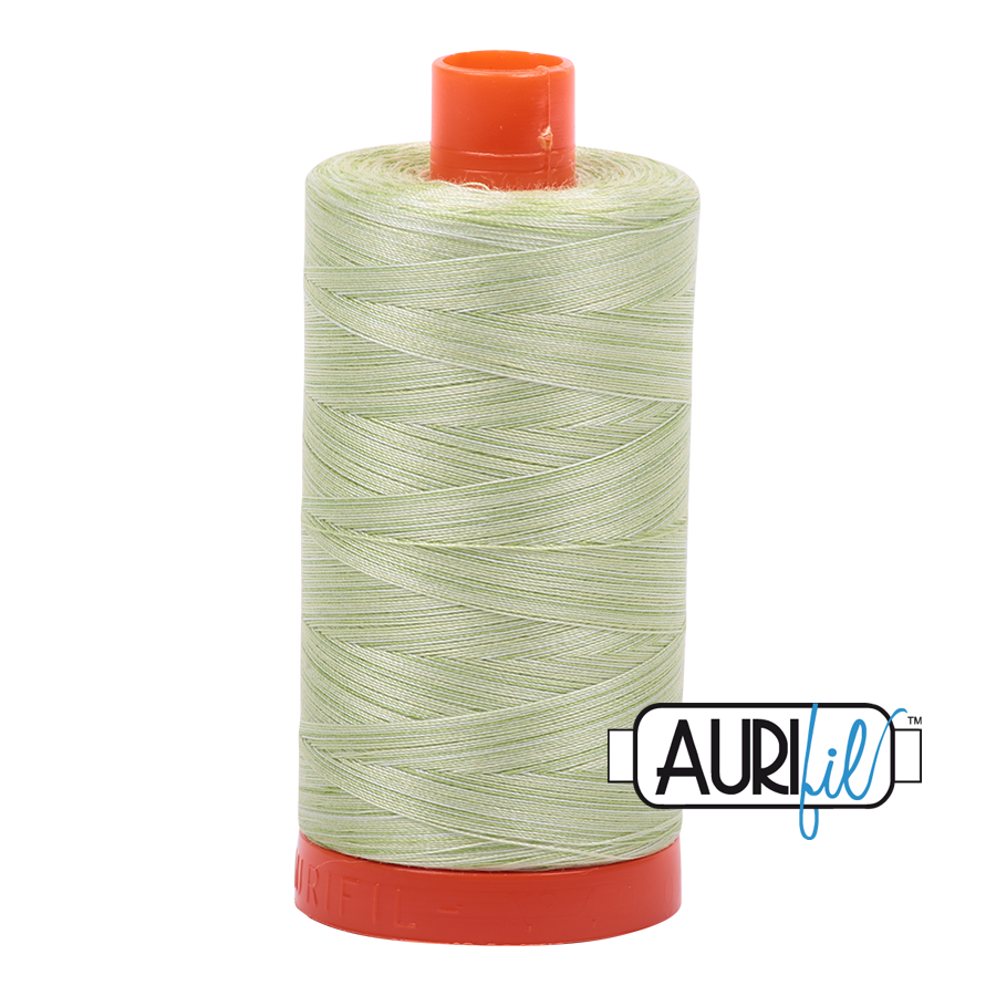 3320 Spring Green  - Aurifil 50wt Variegated Thread 1422yd