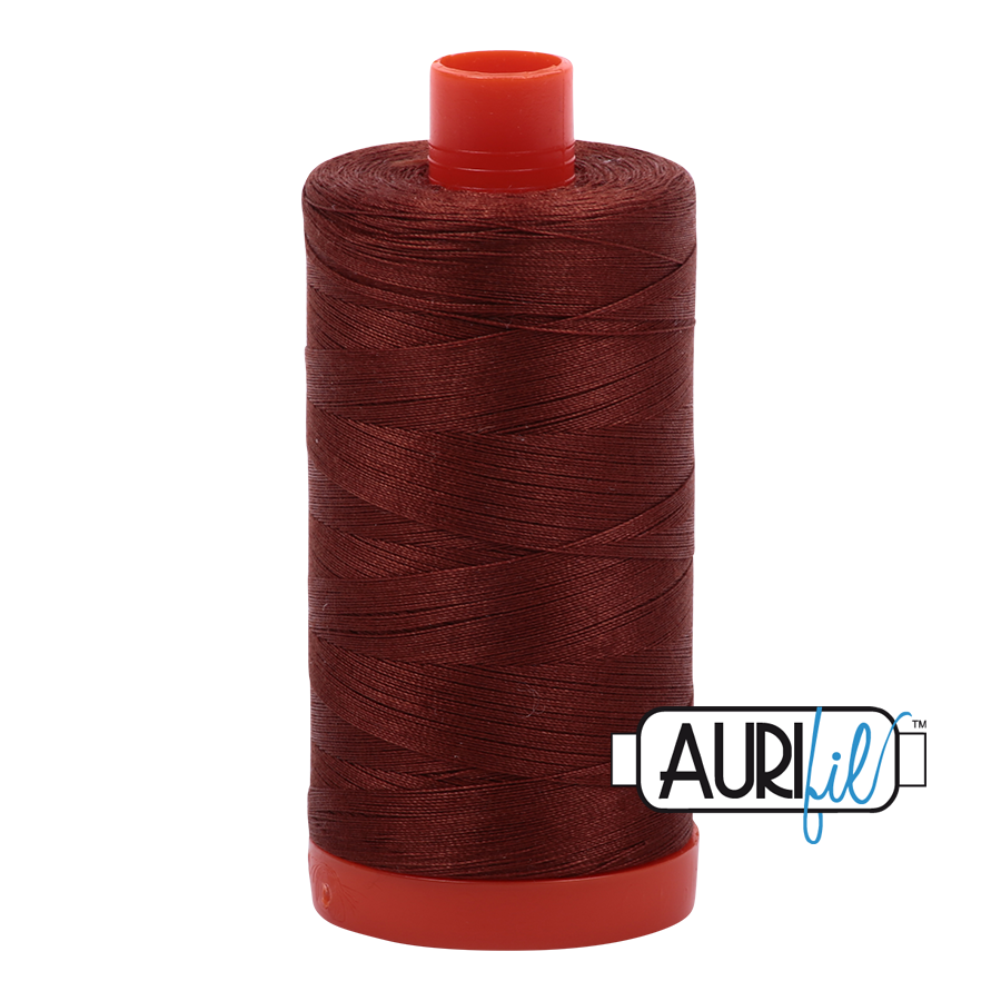 4012 Copper Brown  - Aurifil 50wt Thread 1422yd