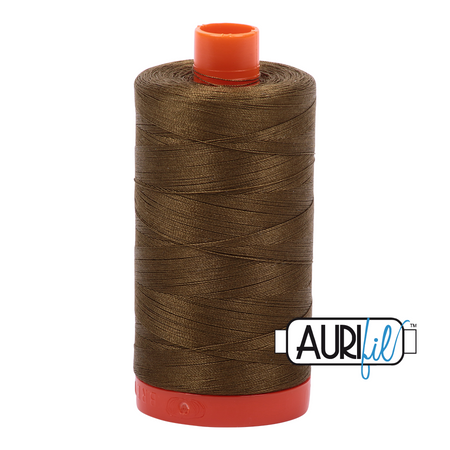 4173 Dark Olive  - Aurifil 50wt Thread 1422yd