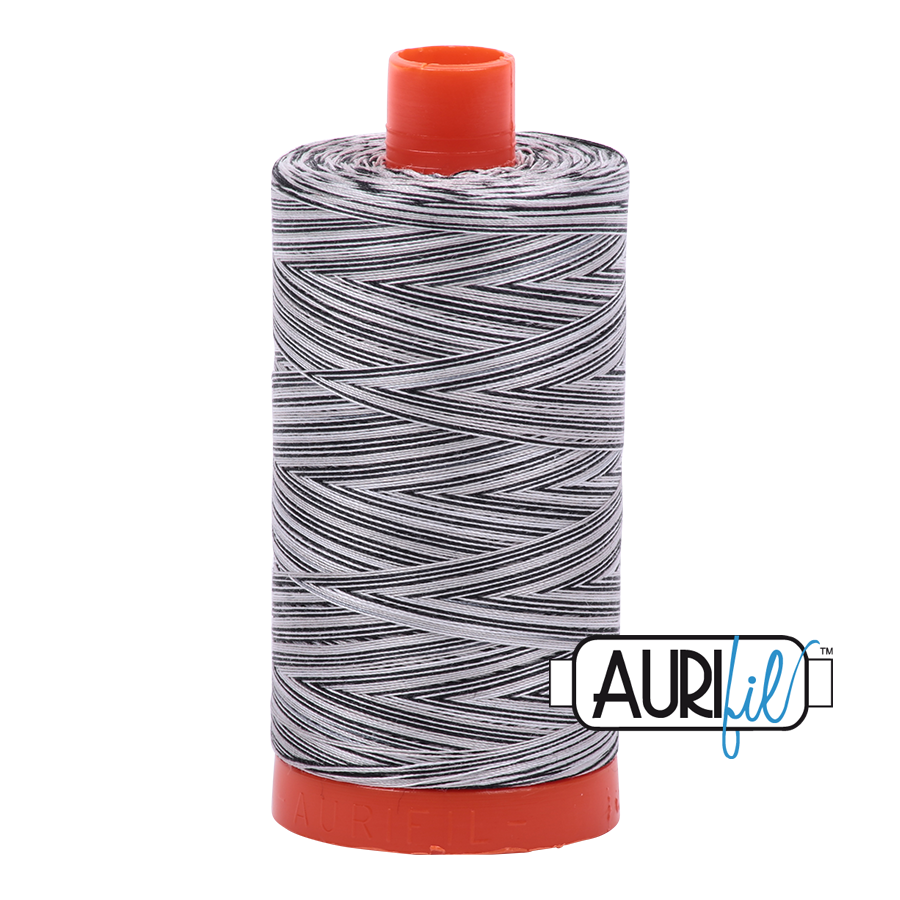 4652 Licorice Twist  - Aurifil 50wt Variegated Thread 1422yd