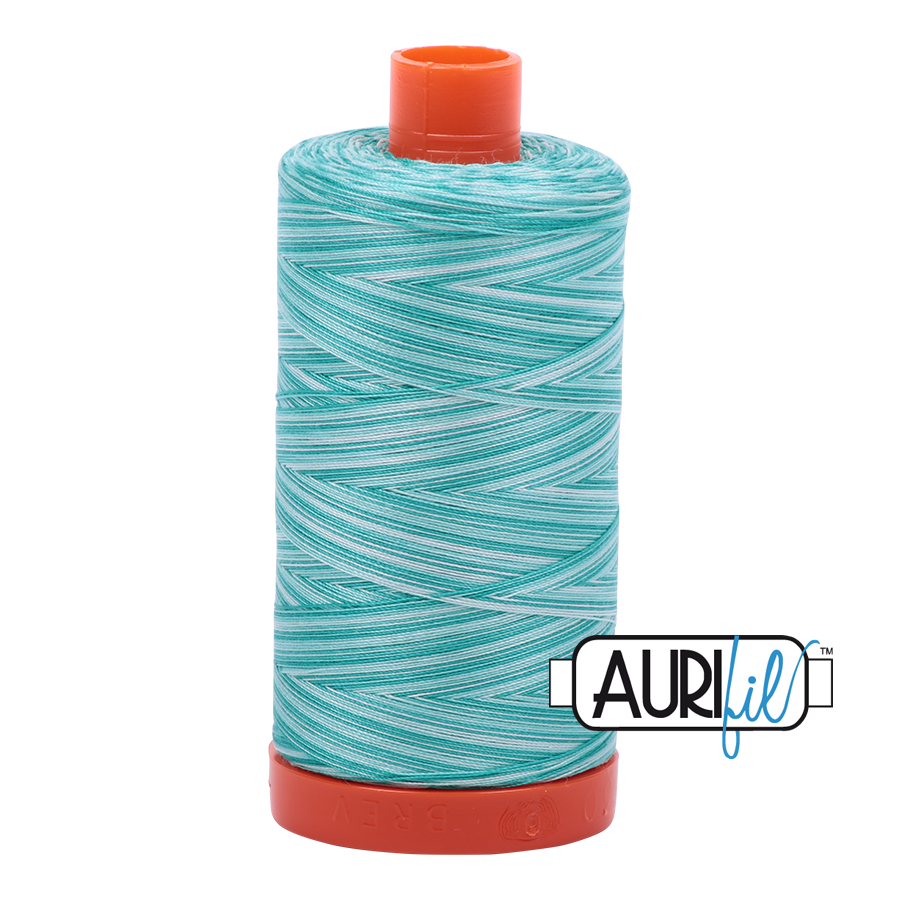 4654 Seamist  - Aurifil 50wt Variegated Thread 1422yd