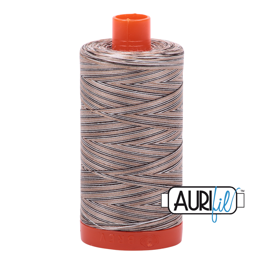 4667 Nutty Nougat  - Aurifil 50wt Variegated Thread 1422yd