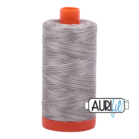 4670 Silver Fox  - Aurifil 50wt Variegated Thread 1422yd