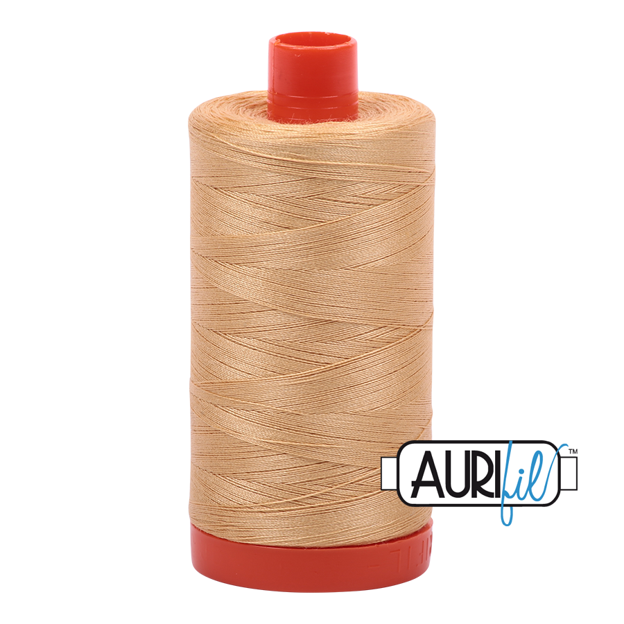 5001 Ocher Yellow  - Aurifil 50wt Thread 1422yd