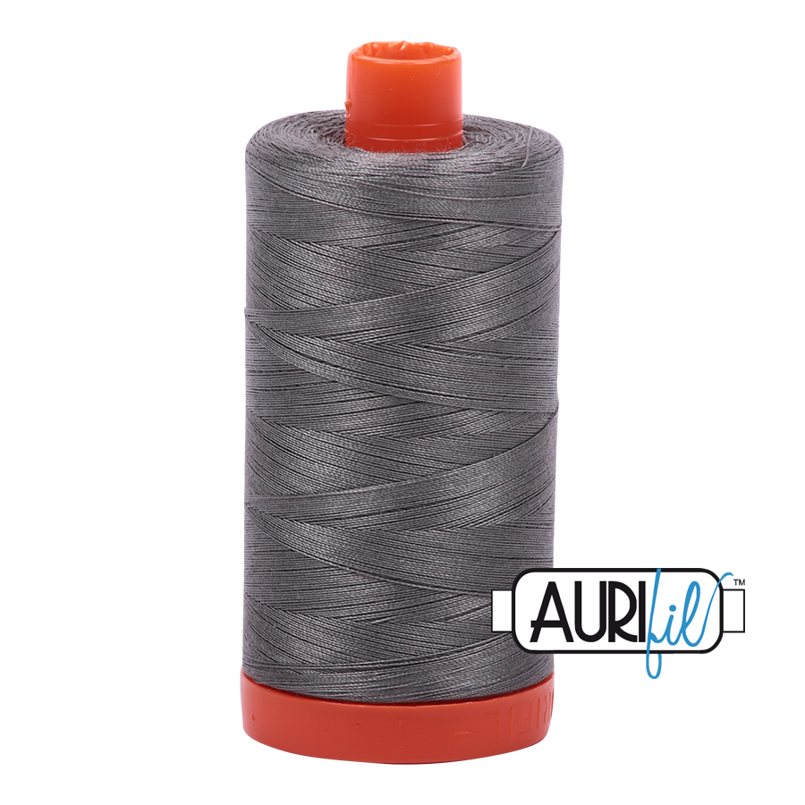 5004 Grey Smoke  - Aurifil 50wt Thread 1422yd
