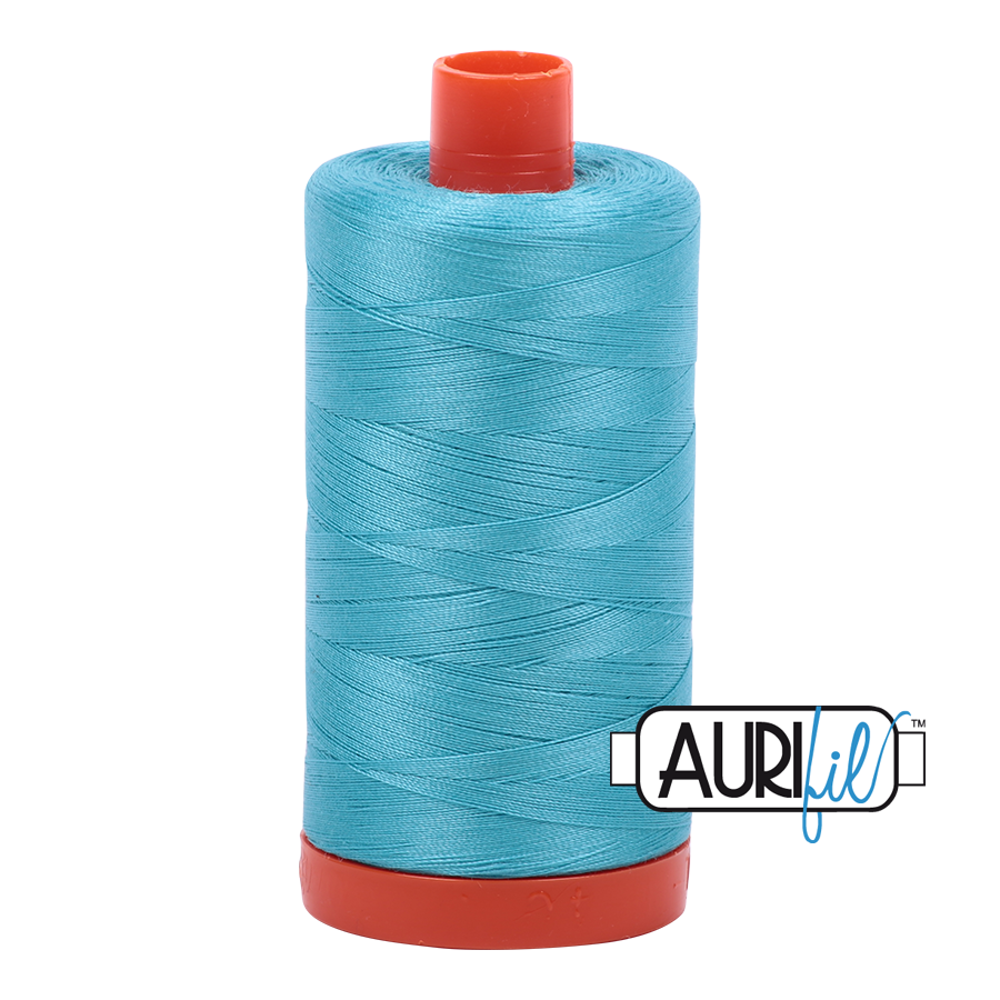 5005 Medium Turquoise  - Aurifil 50wt Thread 1422yd