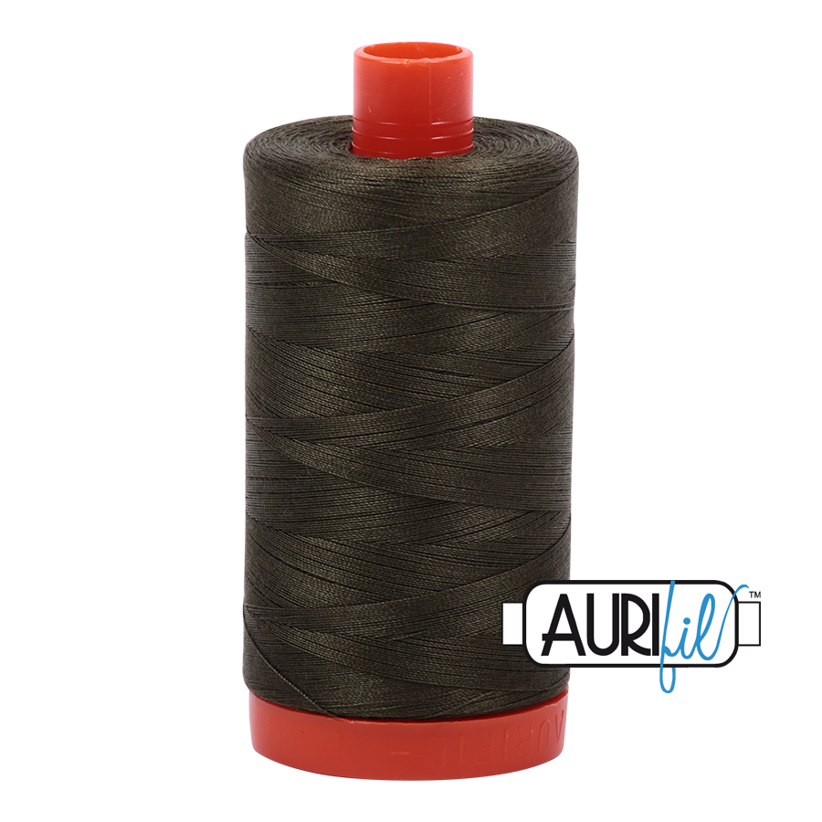 5012 Dark Green  - Aurifil 50wt Thread 1422yd