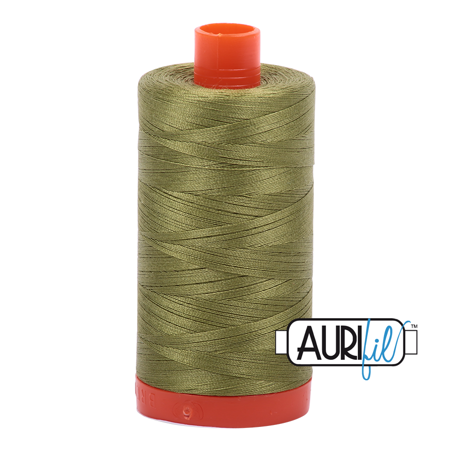 5016 Olive Green  - Aurifil 50wt Thread 1422yd