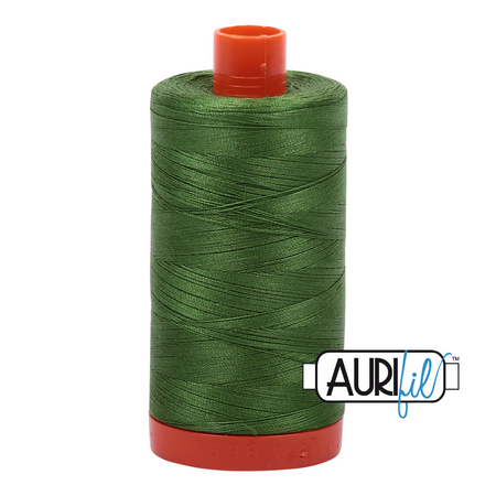 5018 Grass Green  - Aurifil 50wt Thread 1422yd