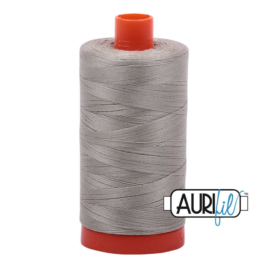 5021 Light Grey  - Aurifil 50wt Thread 1422yd