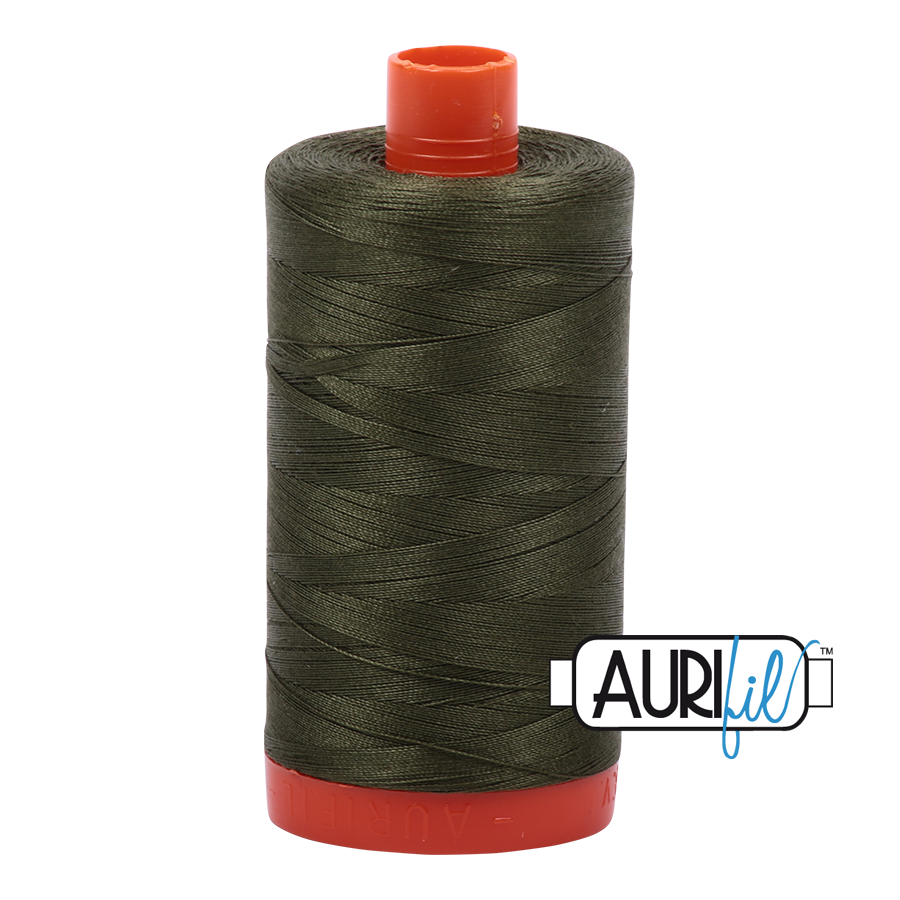5023 Medium Green  - Aurifil 50wt Thread 1422yd