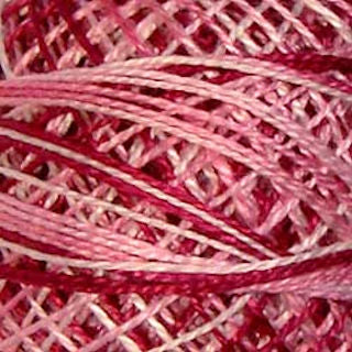 Valdani Size 8 Variegated Perle Cotton PC8-M1 Strawberry Cream   100m