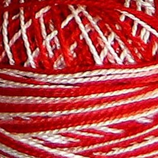 Valdani Size 8 Variegated Perle Cotton PC8-M41 Santa Claus   100m