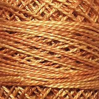 Valdani Size 8 Variegated Perle Cotton PC8-O67 Rusty Gold  100m