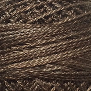 Valdani Size 8 Variegated Perle Cotton PC8-O196 Muddy Bark  100m