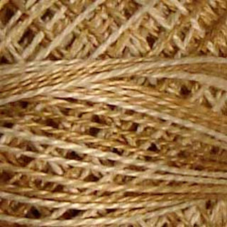 Valdani Size 8 Variegated Perle Cotton PC8-O514 Wheat Husk   100m