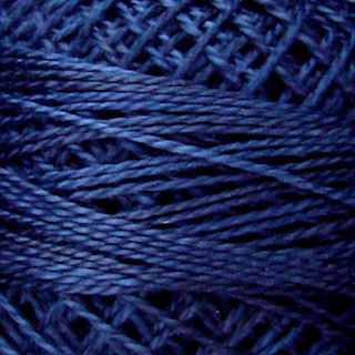 Valdani Size 8 Variegated Perle Cotton PC8-O515 Midnight Blue   100m