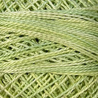 Valdani Size 8 Variegated Perle Cotton PC8-O543 Lime Sherbet   100m