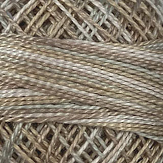 Valdani Size 12 Variegated Perle Cotton PC12-O545 Primitive White  100m