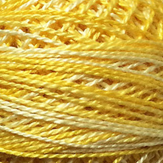 Valdani Size 8 Variegated Perle Cotton PC8-O551 Sunshine   100m