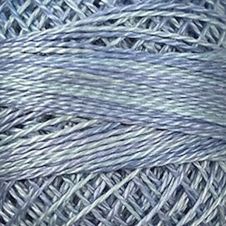 Valdani Size 8 Variegated Perle Cotton PC8-O558 Blue Suave   100m