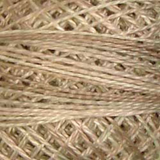 Valdani Size 12 Variegated Perle Cotton PC12-P4 Aged White Light   100m