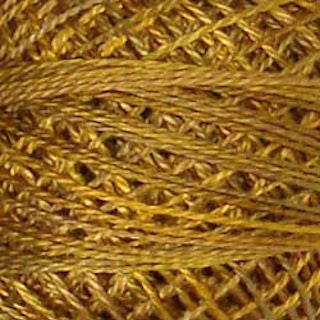 Valdani Size 12 Variegated Perle Cotton PC12-P5 Tarnished Gold   100m