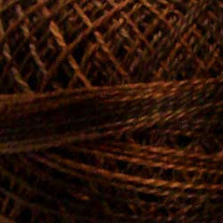 Valdani Size 12 Variegated Perle Cotton PC12-P12 Brown   100m