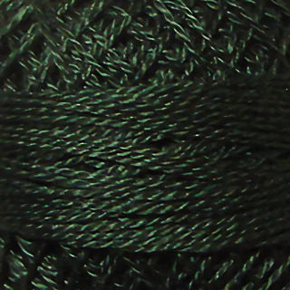 Valdani Size 8 Solid Perle Cotton PCS8-041 Deep Forest Green  100m