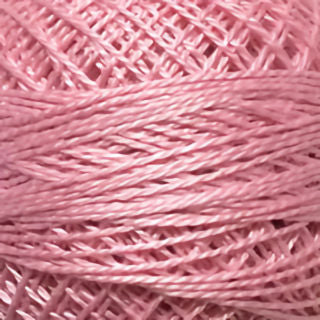 Valdani Size 12 Solid Perle Cotton PCS12-046 Rich Pink  100m