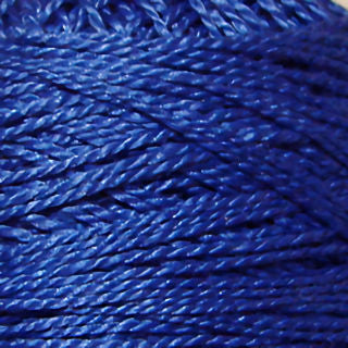 Valdani Size 8 Solid Perle Cotton PCS8-210 Sapphire  100m