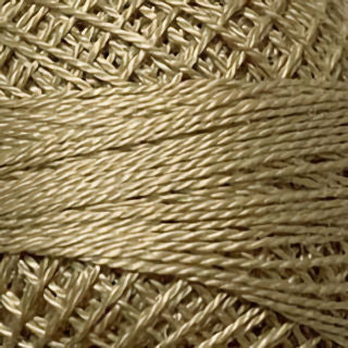 Valdani Size 12 Solid Perle Cotton PCS12-851 Antique Gold Light  100m