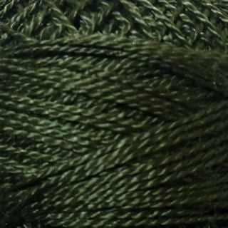 Valdani Size 12 Solid Perle Cotton PCS12-893 Juniper Dark  100m