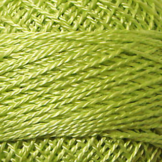 Valdani Size 8 Solid Perle Cotton PCS8-1262 Luminous Lime  100m