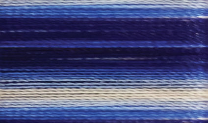 Floriani 40wt Rayon Variegated Thread V11 Royal Blue Stripe  1000m
