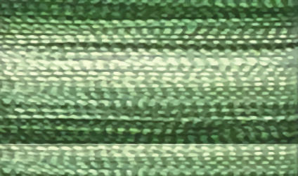 Floriani 40wt Rayon Variegated Thread V19 Green Meadow Stripe  1000m