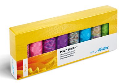Mettler Threads 8 Sp Polysheen Brights Set PS811
