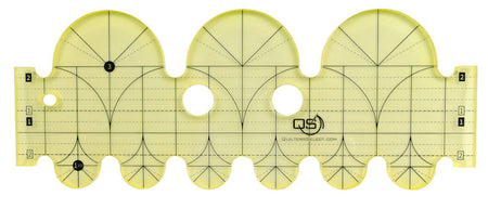 QS Clamshell Precision Quilting Ruler 3in & 1.5in QS-RUL3CL