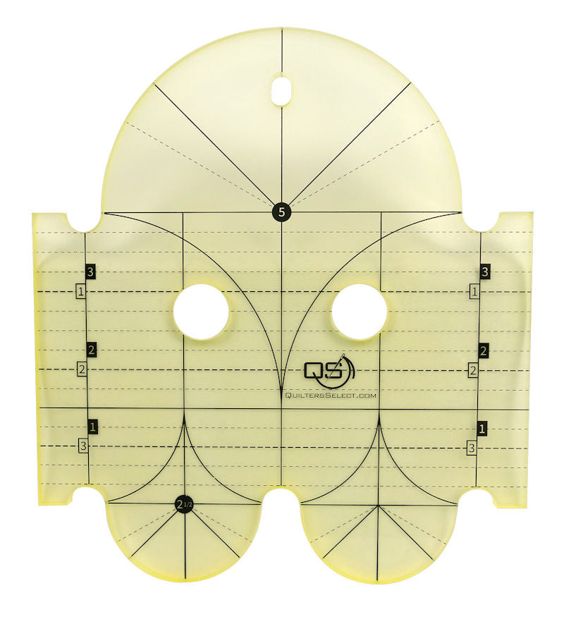 QS Clamshell Precision Quilting Ruler 5in & 2.5in QS-RUL5CL