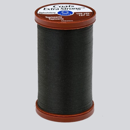 Coats Extra Strong Nylon Upholstery Thread 0900 Black  150yd